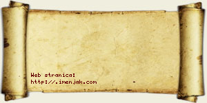 Nikolina Stojmenović vizit kartica